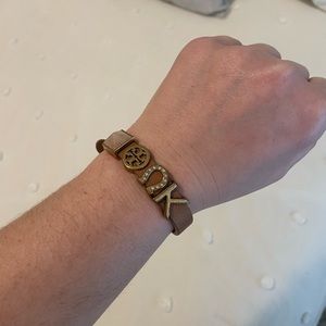 Tory Burch Leather Charm Bracelet